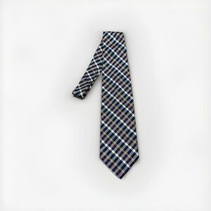 Vintage Slazenger After Golf Men's 3.5" Tie Plaid Multicolor‎ Rare